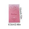 50 Pieces/package Flower Sticker Set Floral Bow Pattern Suitable for Gift Box Sealing Decoration Handmade Gift Decoration