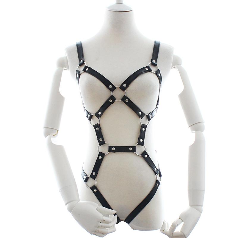 Leather Harness Bra Body Belt Sexy Women Bdsm Accessories Lingerie Bondage Suspender Erotic Party Strap Belt Adult Game Sex Shop