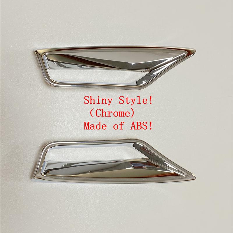 Front Fog Foglight Lamp Lights Frame Decoration Cover Trim For Lexus RX 300 450h   ABS Chrome Accessories Exterior Refit