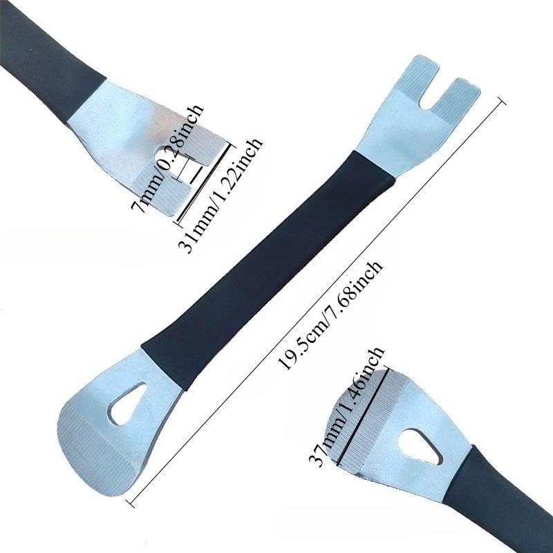 Stainless Steel Pry Plate Buckle Driver for Car Modification Removal of Audio Navigation Center Console Interior Door Panel Tool