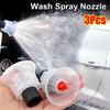 3Pcs With Pressure Reducing Valve Wash Spray Nozzles Internal Thread Auto Accessories  Car