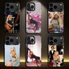 Singer Please Sabrina C-Carpenter Black Matte Shockproof CoverPhone Case For iPhone 17,16,15,14,13,12,11,Pro,XS,Max,Plus,Mini,E
