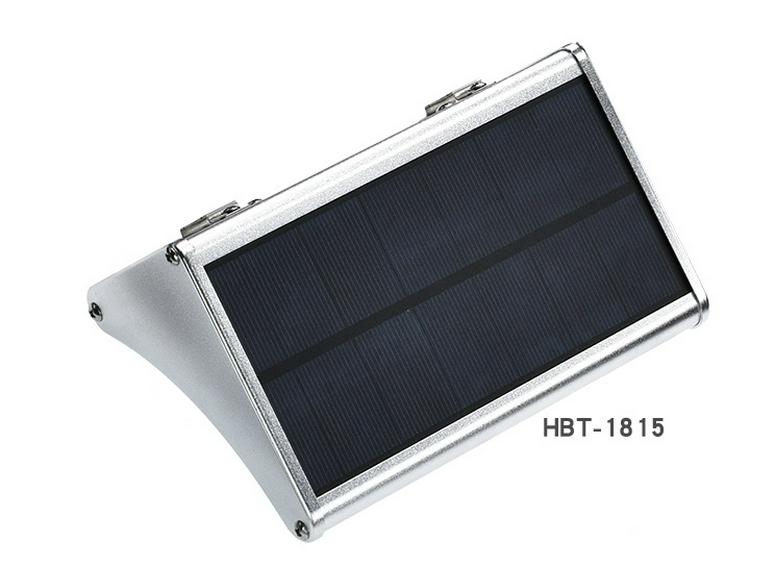 High Brightness LED Solar Outdoor Wall Light with Aluminum Alloy Shell