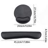 2Pcs/Set Non-Slip Ergonomic Mouse Pad Creative Wristband Mouse Mat Keyboard Hand Cushion  Desktop