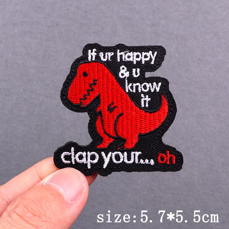 Hip Hop Punk Embroidery Patches For Clothing Thermoadhesive Patch Iron On Patches On Clothes Tarot Cards Skull Patch For Clothes