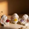 Cute 3D Rabbit Silicone Mold Bunny Aromatherapy Cup Gypsum Candle Mold Easter Diy Craft Moulds Reusable Handmade Tool Home Decor