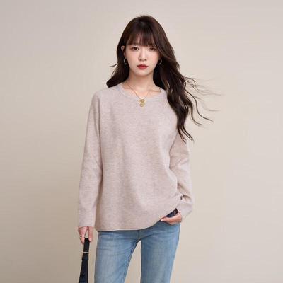 Moka Na Women's Long Sleeve Knit Sweater