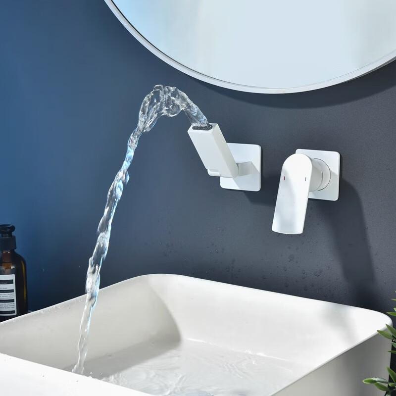 TLXT Waterfall Deck-Mounted Basin Faucet