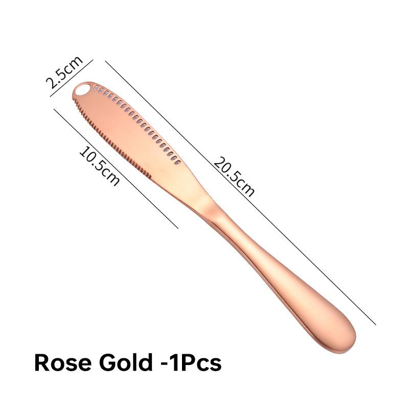 Neu 3 in 1 Edelstahl Butter Messer Käse Dessert Marmelade Treuer Creme Schaber Brot Splitter Butter Spreader