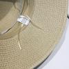Chic Women's Summer Sun Hat with Bowknot - Breathable, Lightweight Straw Bucket Hat for Beach & Seaside Outings