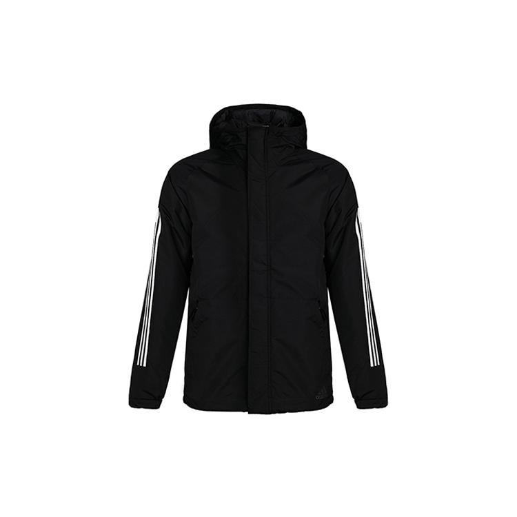 Пуховик Adidas 3 Stripes, Международная версия, Мужской, Зимний, Черный, CY8624 S