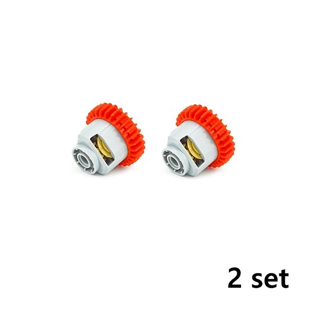 Technical Gear Axle Bricks Parts Worm Rack Conector MOC Train Car Crane Model 18942 18940 62821 Compatible Assembles Particles