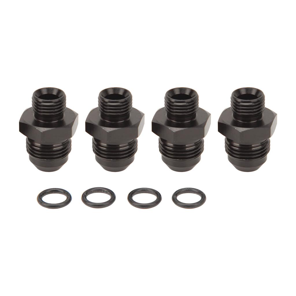 4 Peças Conexão Macho ORB 1500PSI Liga de Alumínio Multiuso Anel O Boss Adaptador Macho para Barra de Combustível Resfriador de Óleo Bomba de Combustível