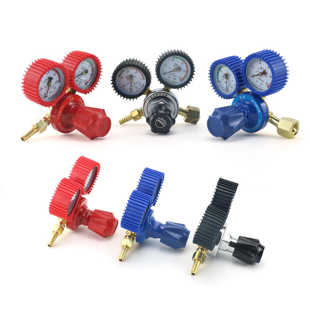 

Brass Multi-Gas Regulator 0-4500PSI for Oxygen/Acetylene/Propane/CO2/N2 - Flowmeter &Gauge, W21.8 Thread for MIG/MAG/TIG Welding Propane Meter