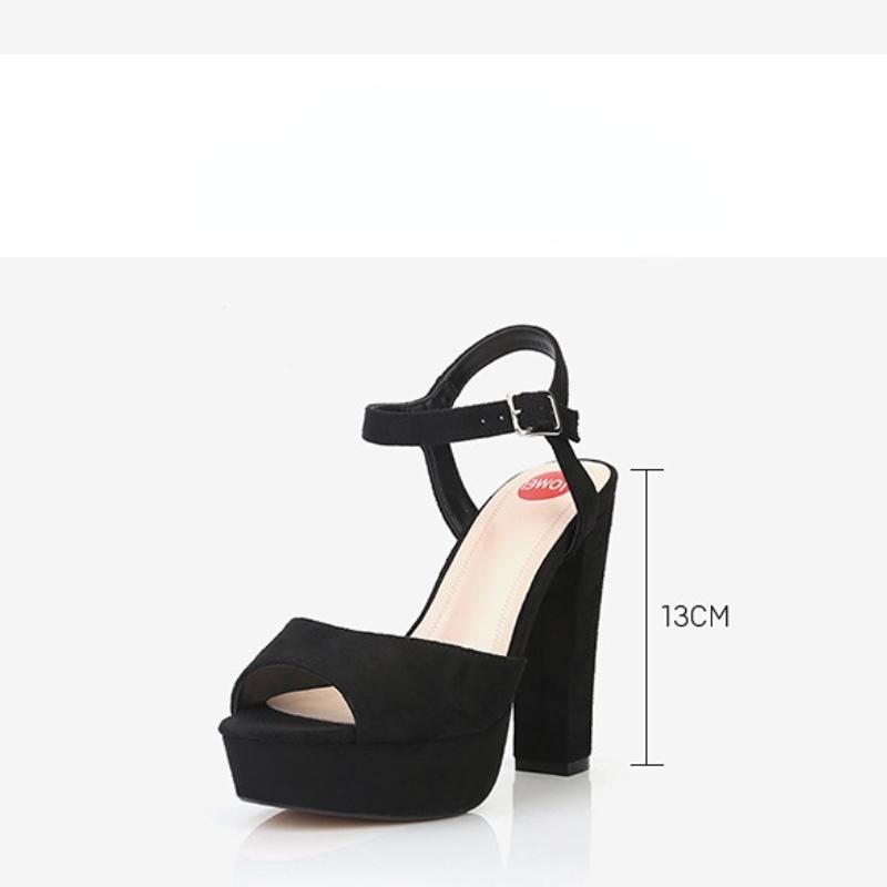 Módní sandály na vysokém podpatku Dámské letní boty Robustní podpatky Designové lodičky Dámská móda Elegantní večerní párty boty Nevěsta Svatba