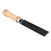 Black Guitar Nut File Steel+Wood Guitar Fret File Portable Fret Slot File  For Guitar