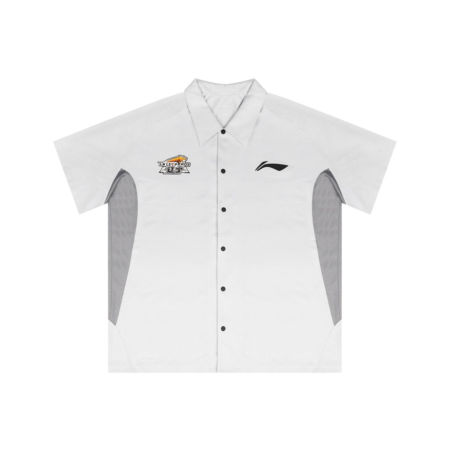 

Li Ning Cba Сезон 25-26 Командная Повседневная Футболка-поло Унисекс Топы Светло-серый ASHV369-2 M