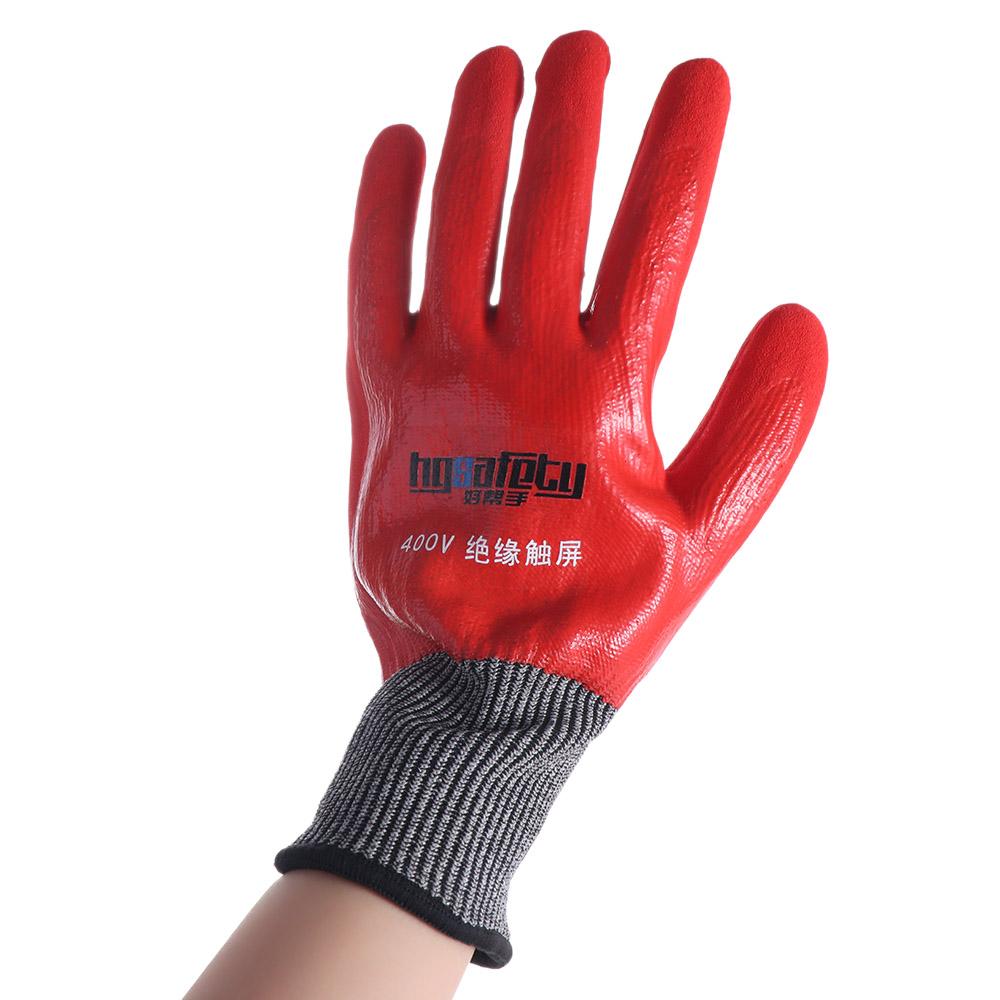 Withstanding Voltage 400V/500V Electrical Insulating Gloves Oil Proof Safety Anti-Electricity Gloves Nitrile Touch Screen
