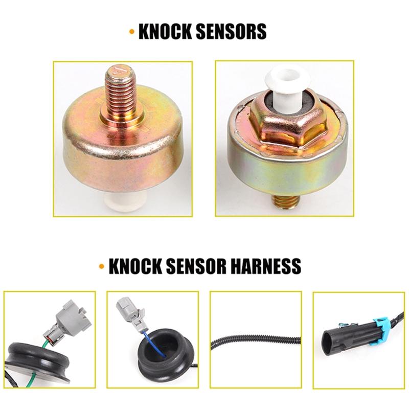 12589867 Knock Sensors with Wiring Harness Kit for 1 6 LQ9 4.8L 5.3L 6.0L 8.1L