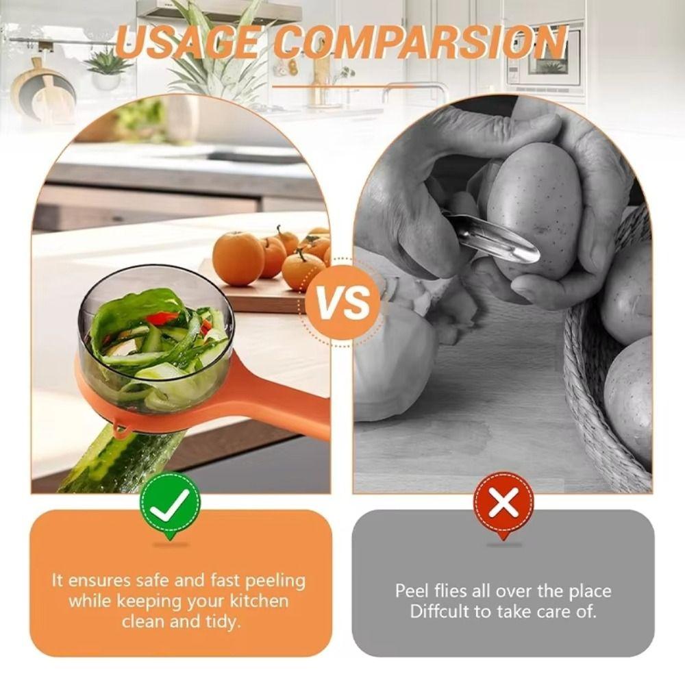 Multifunctional Vegetables Peeling Tool Manual Cucumber Shelling Tool  Kitchen Gadgets