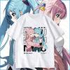 Anime Hatsune Miku Gotoh Hitori T Shirt Love Music Graphic Tee Casual Plus Size Short Sleeve Tops Unisexs Shirts Women Tshirts