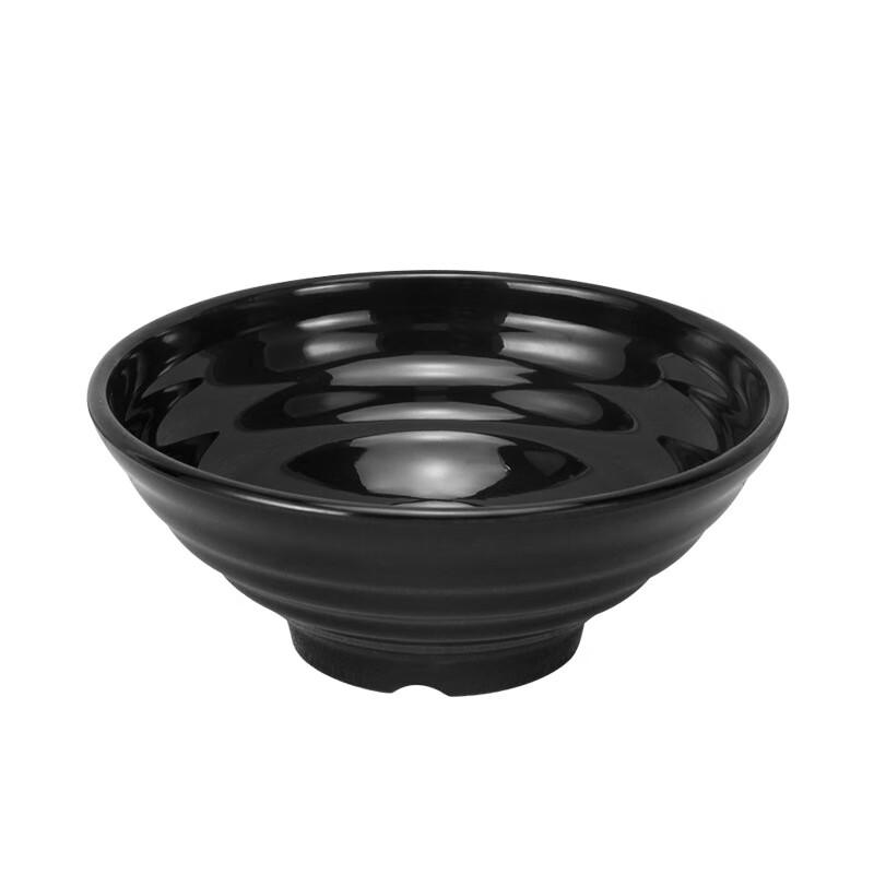 Black Melamine Noodle Bowl