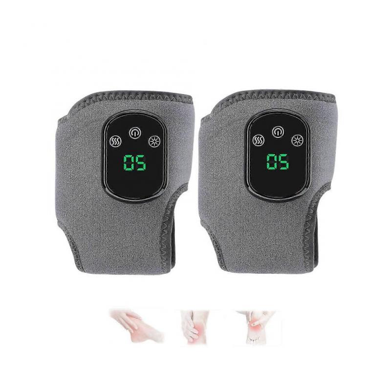 2X Emsense Foot Massager Wireless Portable Triple Method 3 Vibration Mode Heated Ankle Wrap for Home Office Travel