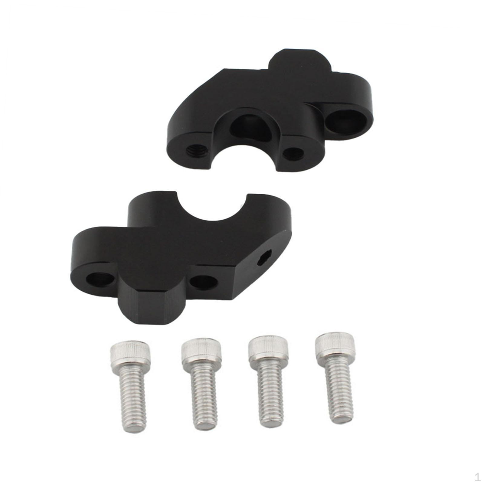 

2Pcs Handlebar Elevators for NC750S 2014-2015, Height Adjustment Parts чорний