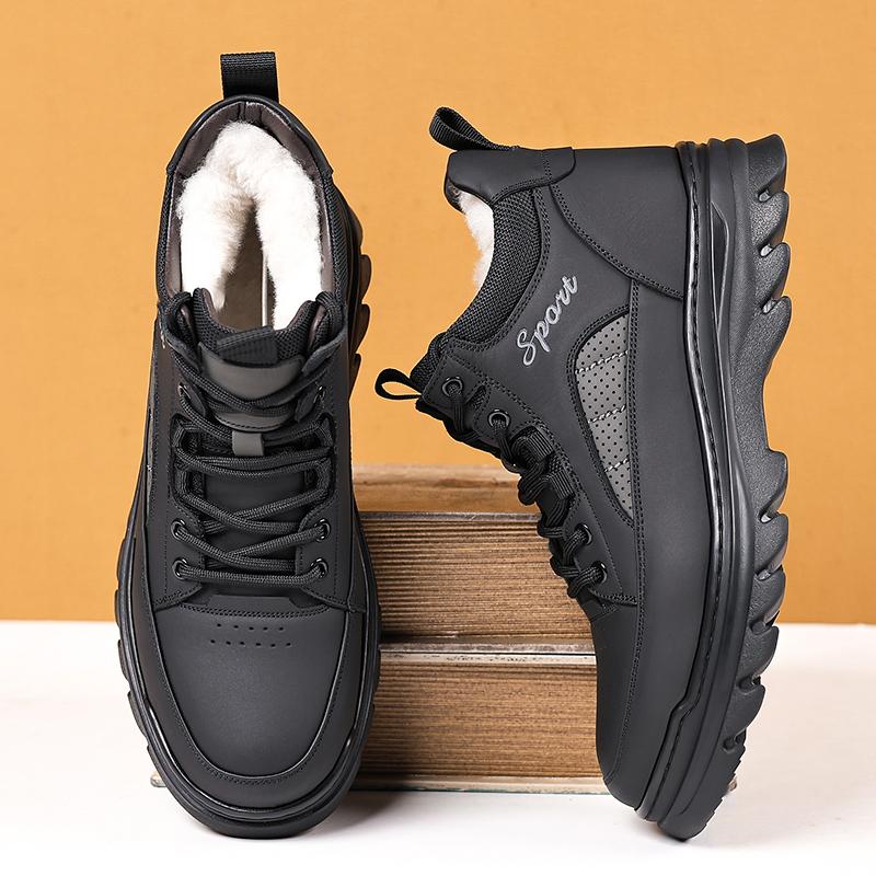 Winter Shoes Outdoor Keep Warm Cotton Boots for Men Fashion Casual Platform Shoes Man High Top New Designer Ankle Boot Man