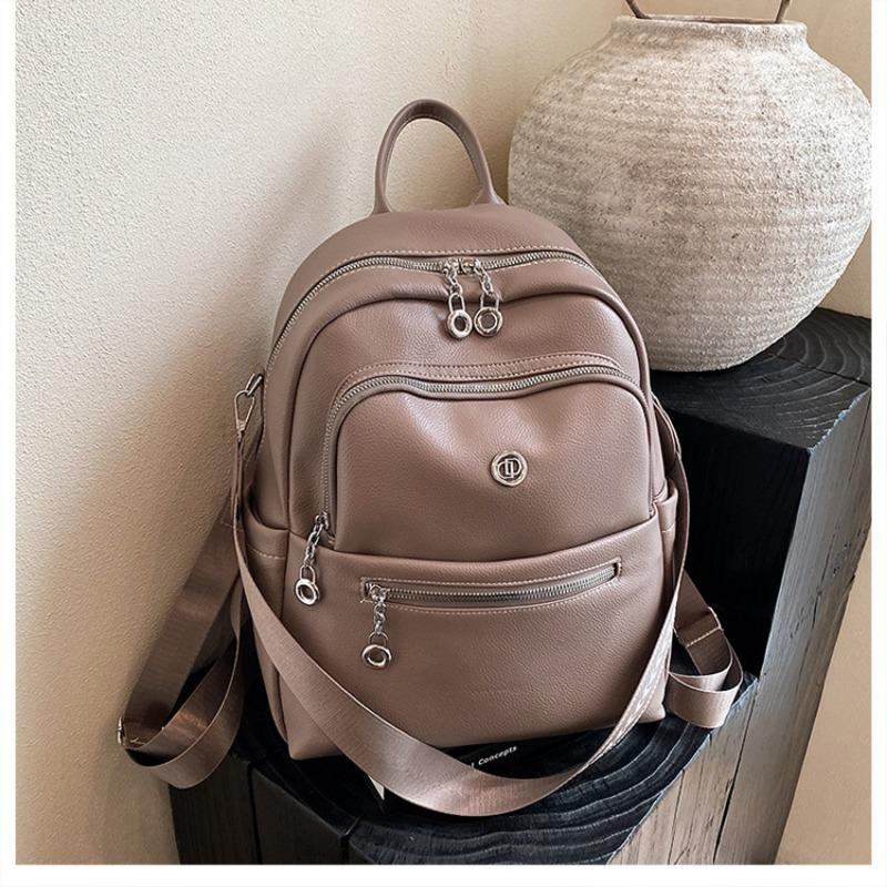 

Рюкзак Женский Новый Модный Рюкзак Модный Большой Вместимости Повседневный Женский Наплечный Дорожная Сумка серый