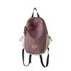 Girls summer travel backpack nylon backpack casual fashion lightweight solid color college student class bag