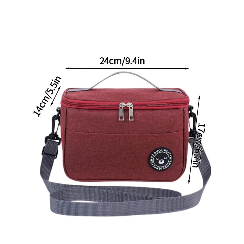 

Insulated Lunch Bag Insulation Bento Pack Aluminum Lunch Box Meal Pack Portable Food Storage Breakfast Thermal Food Bag