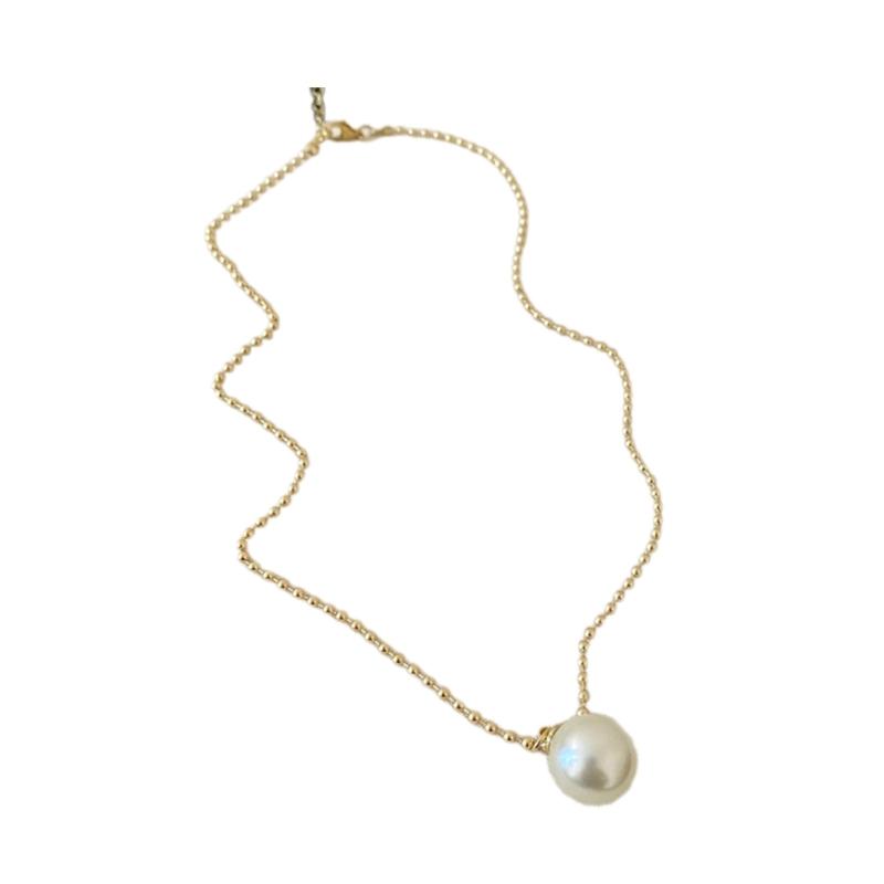 

Stylish Pendant Necklace Personalized Clavicular Chain Accessory Gold/Gray Neckchains Ornament Women Neck Jewelry Charm золотий