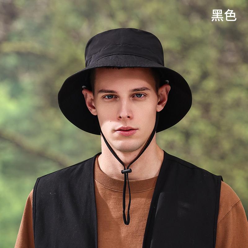 

Летняя водонепроницаемая быстросохнущая панама, складная сумка, портативная уличная шляпа для альпинизма, дорожная шляпа от солнца Average Size (58cm)