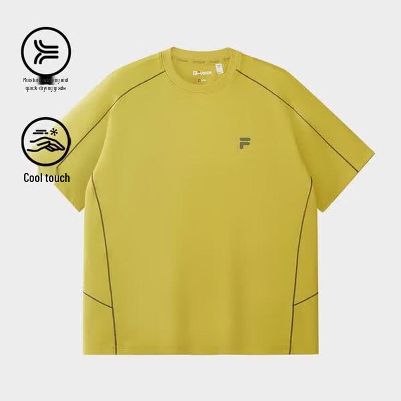 FILA FUSION Unisex Quick-Dry Cooling Short-Sleeve T-Shirt
