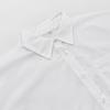 Spring and Summer Simple Loose Fit White Shirt Casual Fashion Mid-Length Top for Women