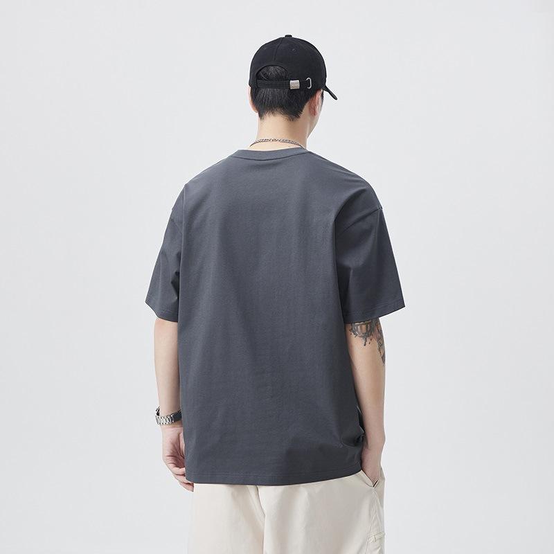 New Summer Style National Style Bamboo Leaves Tie-dye Cool Loose Round Neck Texture Fashionable T-shirt