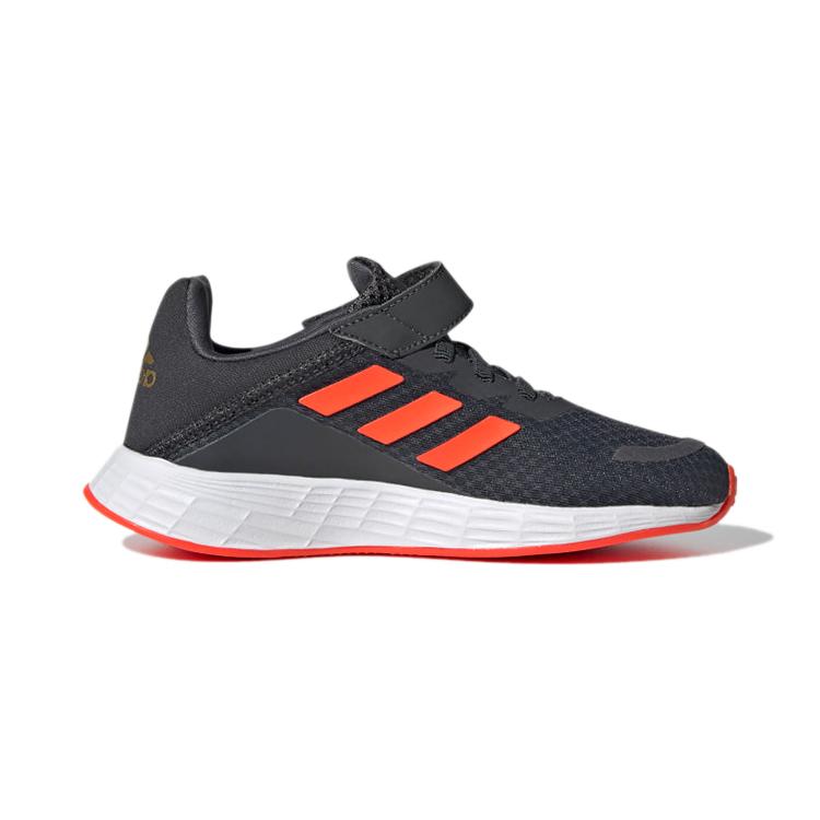 Adidas Duramo Sl Abrasion Resistant Low top Kids' Running Shoes Gray Orange Children Aged 3 7 Years Old GW2240