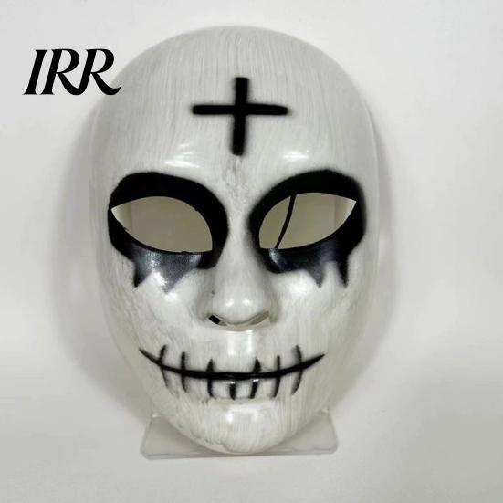 Klare Sicht Halloween Gesichtsmaske Gruselig für Erwachsene, Horror Realistisch Cosplay Party Sichtfeld Zubehör, Unheimlich Vollmaske Kostüm,