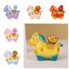 Handgefertigte Harz Cartoon Pferdestatue Kawaii Tierkreis Pferd Figuren Chinesisches Neujahr