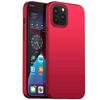 Coque de Protection - E.F.CONNECTION - pour iPhone 12 Pro Max - Silicone Souple - Ultra Fine - Rouge