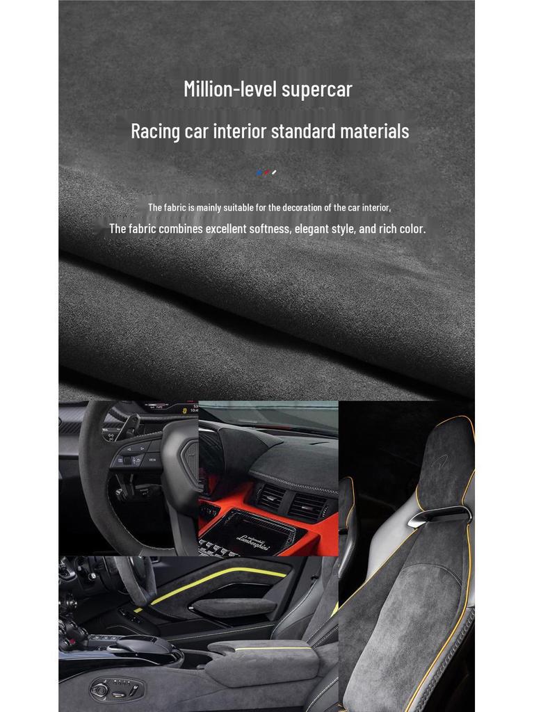 Borgward Steering Wheel Cover for BX7, BXI7, BX6, BX5, BX3 - Suede, Universal Four Seasons.