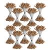 Pearl Stamen Golden Gypsum Simulation Double End Artificial Bouquet Making Accessories(1mm;#3: 1440)