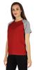 Inkmeso Women  S Raglan Short Sleeve T-Shirt Regular Fit Casual Solid Basic Tee