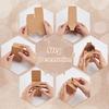 60pcs Kraft Paper Box Rectangle Sienna 8x6x6cm