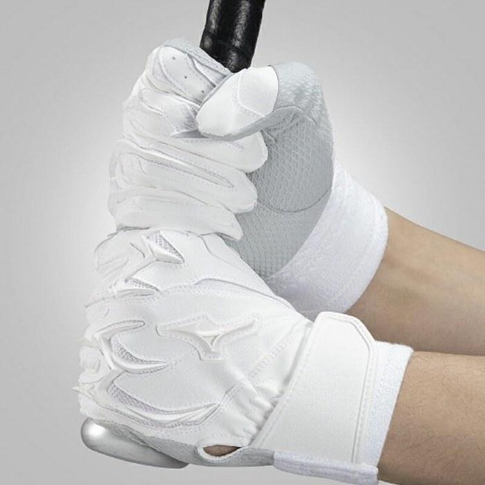 Mizuno Mizuno Pro Batting Gloves Silicone Power Arc DI (24cm) Black x Black
