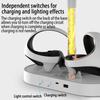 Magnetic RGB Charging Stand for PS5 Console & PS VR2, Dual Controller Charger with Headset  Glasses Storage Holder