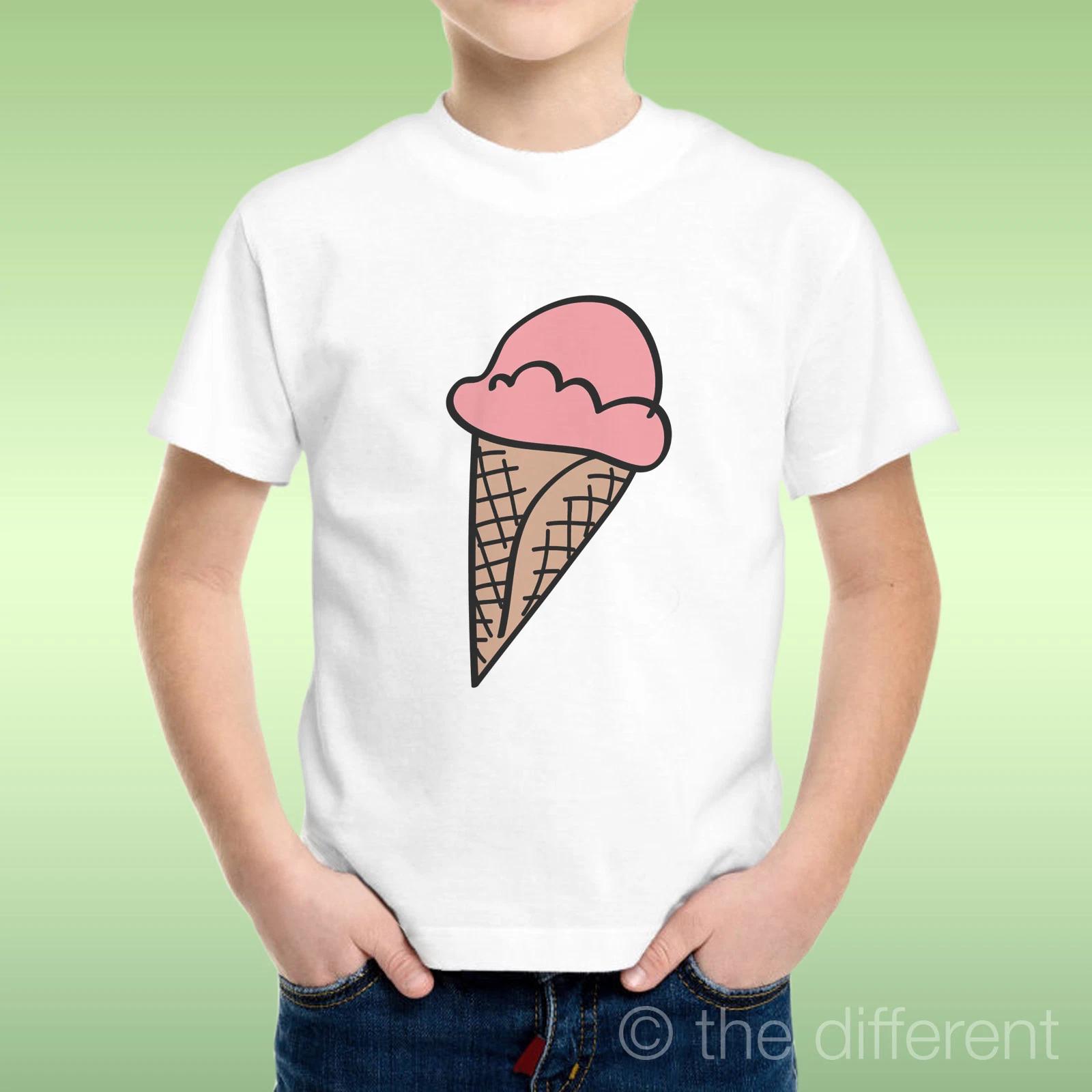 kids boys kids boys kids boys kids boys kids boys T-shirt Child Boy Image Ice Cream Gift Idea 160