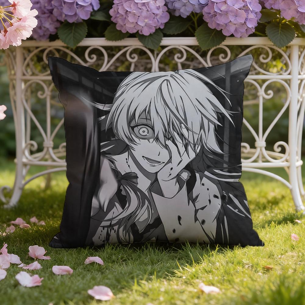 M-Mirai N-Nikki Cushion Cover Home & Car Dual-Scene Pillow Cover: Reversible for Premium Comfort