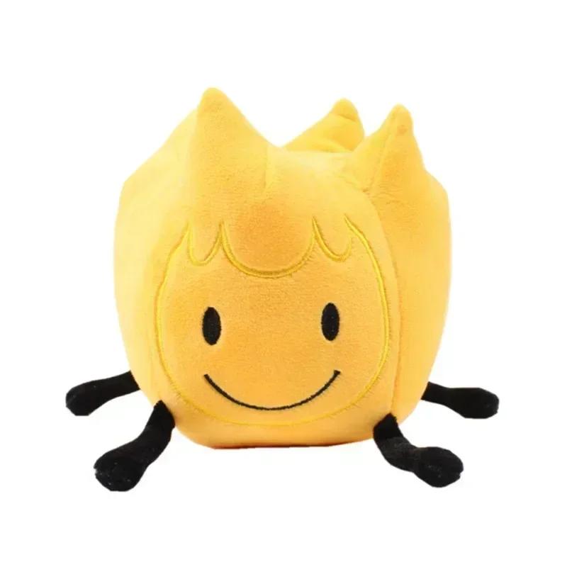 Battle for Dream Island Plysjleker BFDI Plysjdukker Anime Leaf Fire Flower Waterdrop Bubble Fylt Figur Barn Peluche Gaver